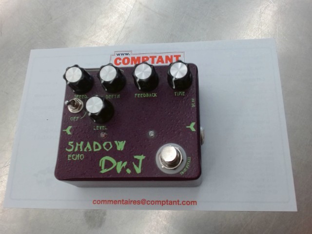 Pedale guitare mauve