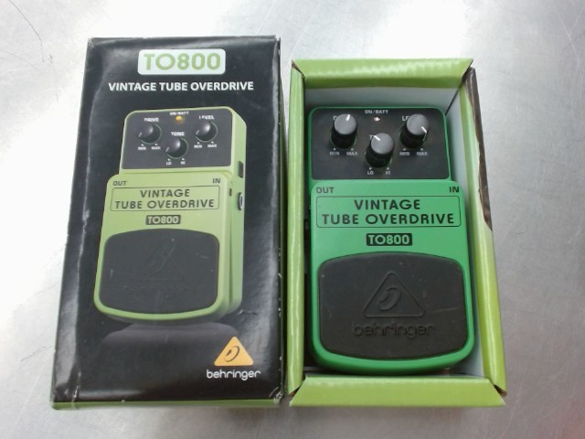 Pedale guitare verte