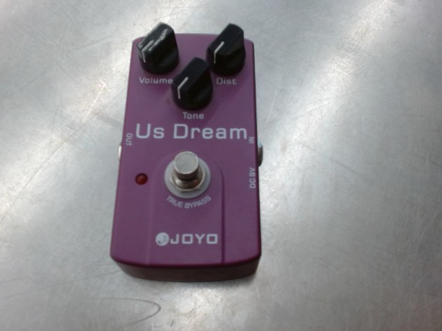 Pedale guitare mauve