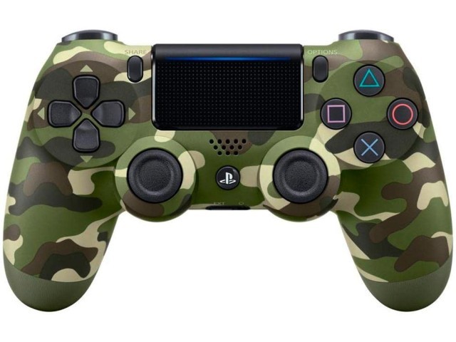 Manette de ps4 camouflage vert