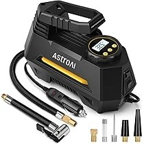 Gonfleur a pneu portatif avec accessoire