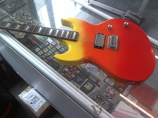 Guitare electrique custom paintjob