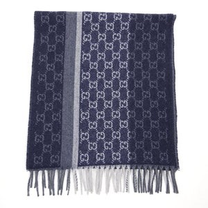Gucci supreme scarf blue
