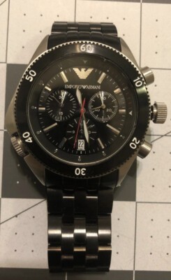 Montre noir armani emporio noir
