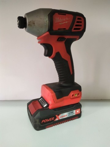 Impact milaukee 1/4+batt 1.5ah