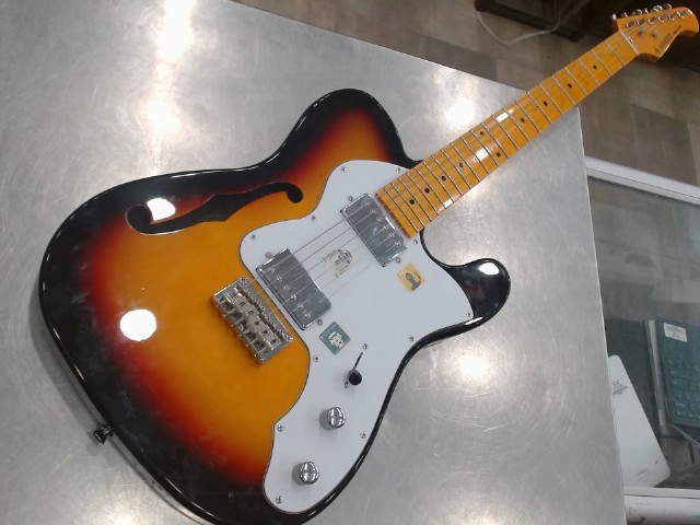 Guitare style telecaster sunburst