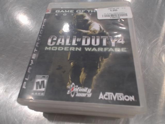 Call of duty 4 modern warfare
