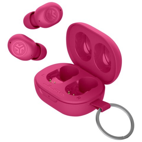 Ecouteurs bluetooth rose