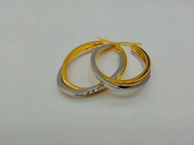 BOUCLES D OREILLES EN OR 10KT NEW