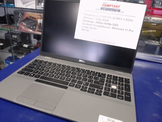 I7-10610u @max 4.9ghz 16go ram 256ssd