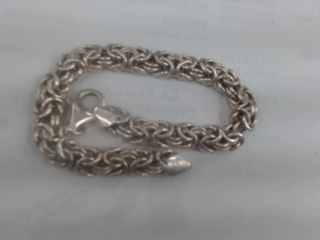 Bracelet en argent artisanale