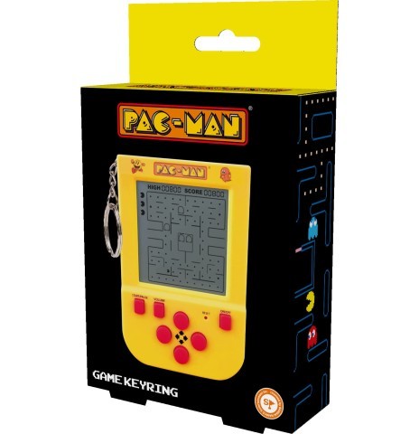 Pac-man game keyring