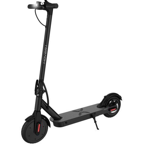 Scooter electrique pliable noir et rouge