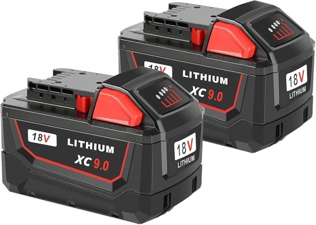 Battery 18v red black