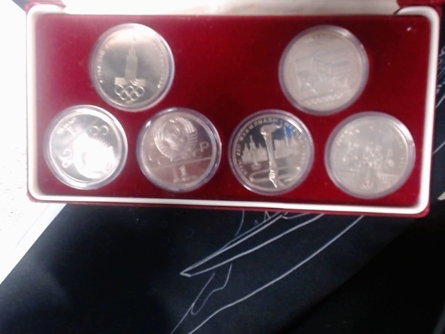 Moscow olympic games rouble comemorativ6