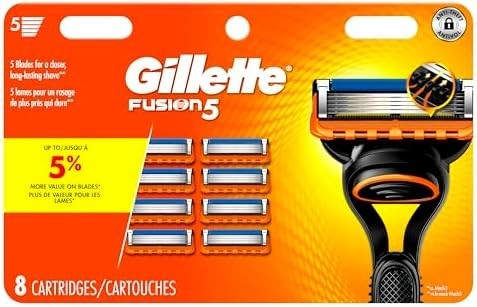 Gillette fusion 5 cartiridges x8