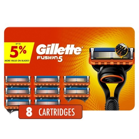 Gillette fusion 5 cartiridges x8