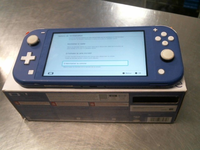 Switch lite bleu dans boite