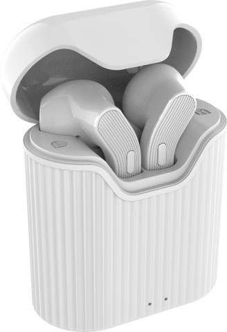 White bluetooth earphones driftr