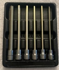 6 pc 3/8 drive metric extra long socket