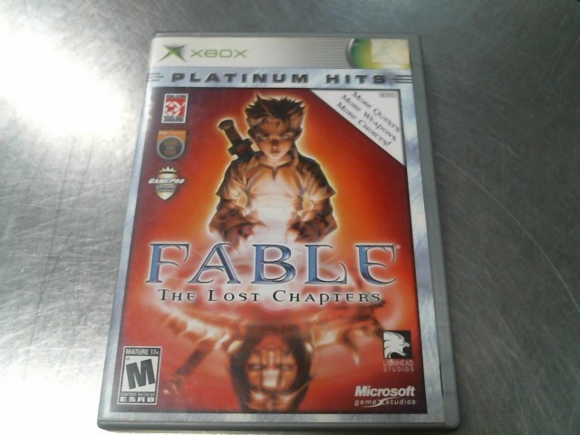 Fable the lost chapters