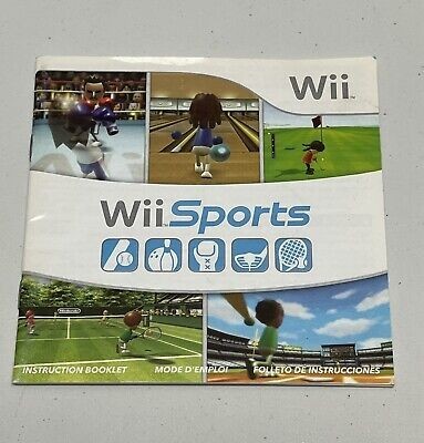 Wii sport et manuels