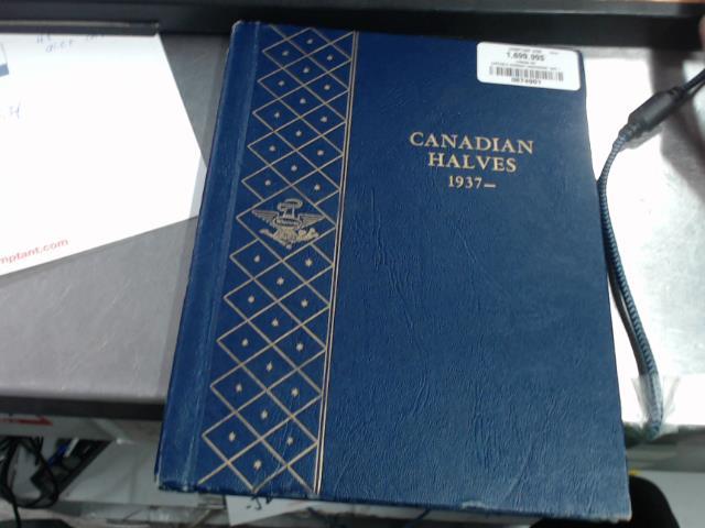 Cartable monnaie canadienne 1937-