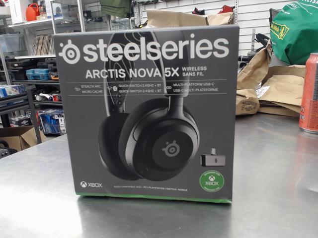 Ecouteur pour gaming noir et vert