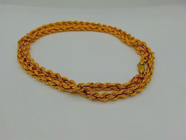 CHAINE TORSADE EN OR 10KT