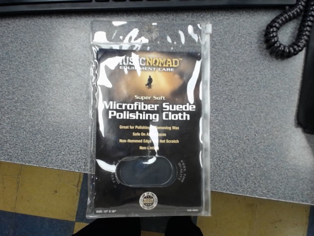 Microfiber suede polishing cloth