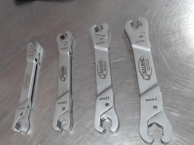 Kit 4 clef tuyaux(8-15mm)(5/16''-19/32''