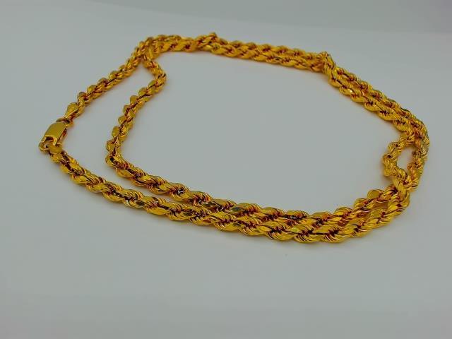 CHAINE TORSADE EN OR 10KT
