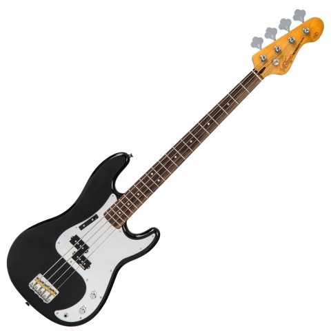 Guitare marque vintage v4 avec stickers