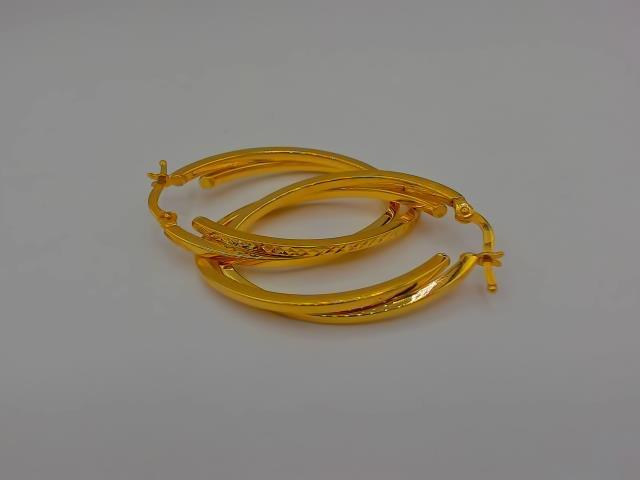 BOUCLES D OREILLES EN  OR 10KT NEW