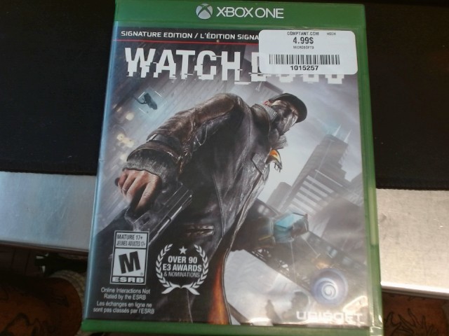 Watchdogs xbox 1