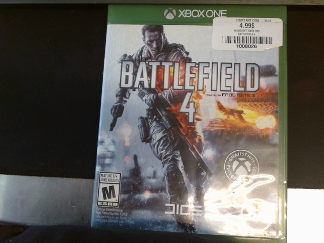Battlrfield 4 xbox 1 jeux