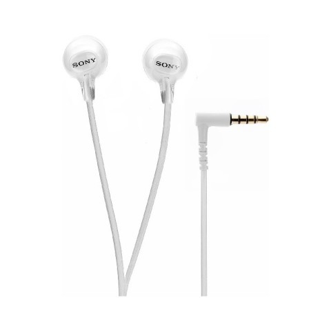 Stereo headphones comfortable fit blanc