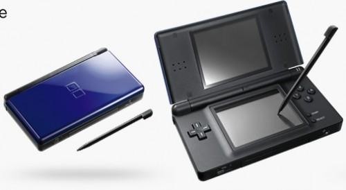Nintendo ds bleu noir