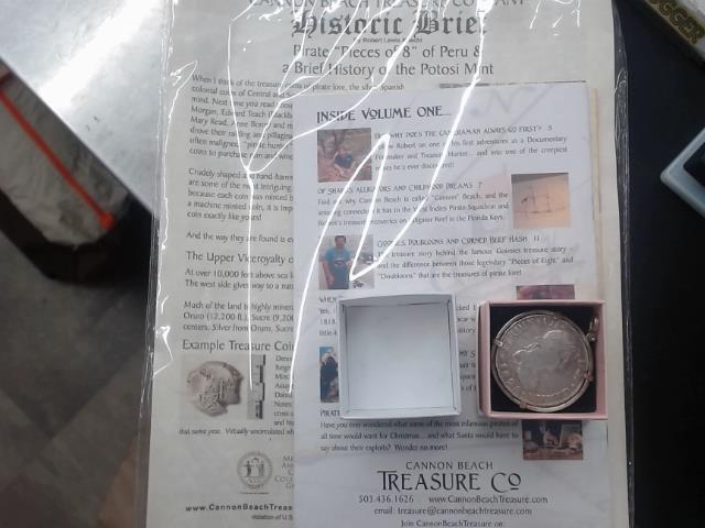 Silver coin 1825 espagne 1/8 reales