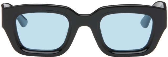 Black square sunglasses + case