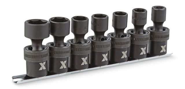 Impact swivel socket set