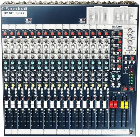 Table mixer soundcraft fx16ii