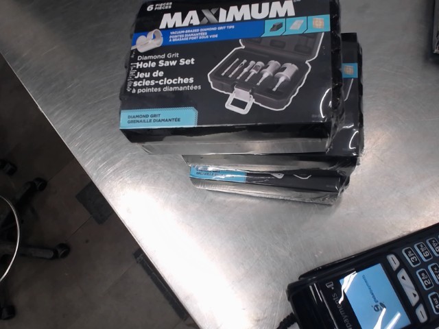 Kit hole saw 6pcs new