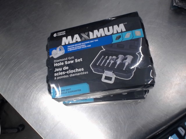 Kit hole saw 6pcs new