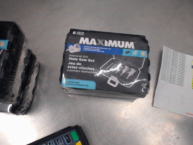 Kit hole saw 6pcs new
