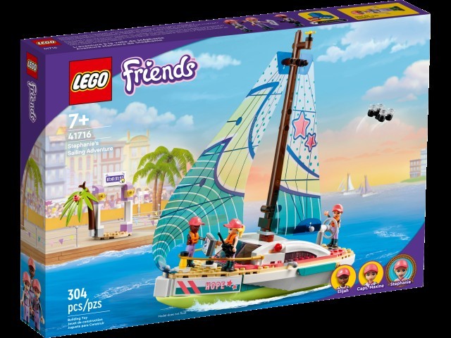 Stephanie's sailing adventure lego