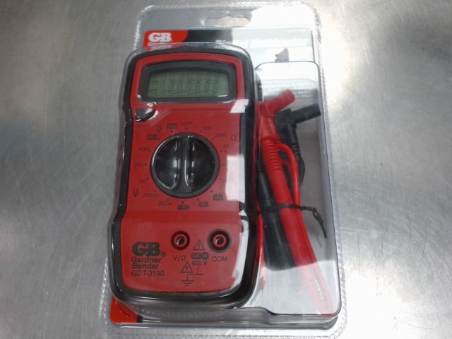 Digital multimeter gardner bender neuf