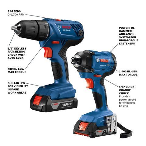 Ensemble de drill bosch
