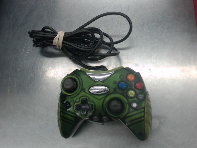Petite manette de xbox original verte