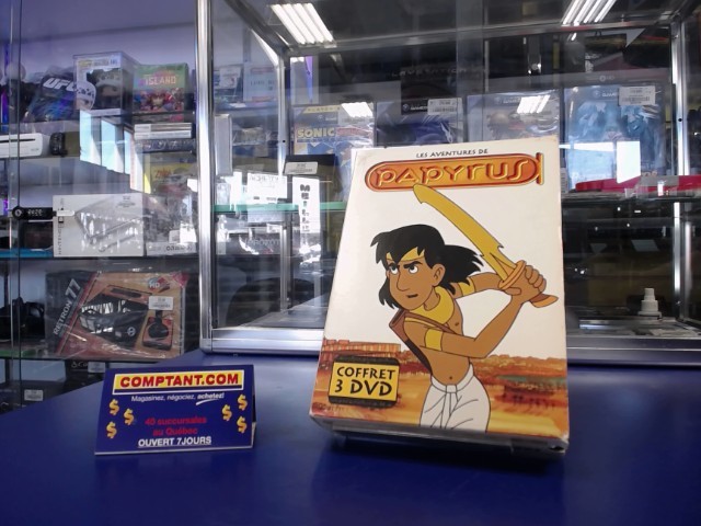 Les aventures papyrus coffret 3 dvd